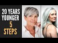 Hair Mistakes That Age You Faster // LOOK YOUTHFUL IN GREY HAIR