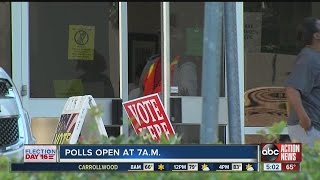 Florida voters head to the polls on Tuesday after a record turnout for early voters