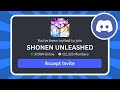 How to Join Shonen Unleashed Discord Server