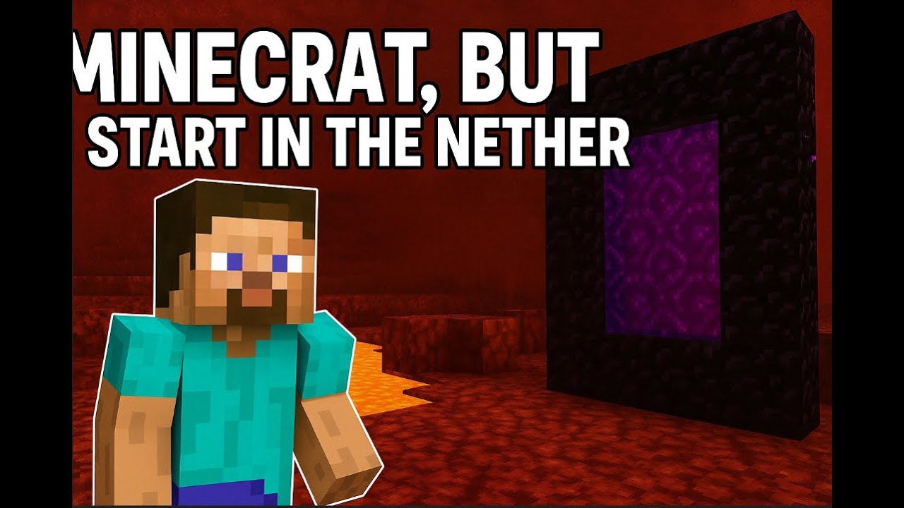 Minecraft but I start in the nether - YouTube