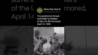Young German Troops Surrender to U.S. Soldiers | April 14, 1945