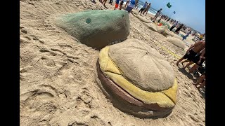 Amazing sandcastle creations take over N.J. beach