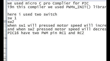 DC Motor Speed Control Using PWM with PIC 16 F877A
