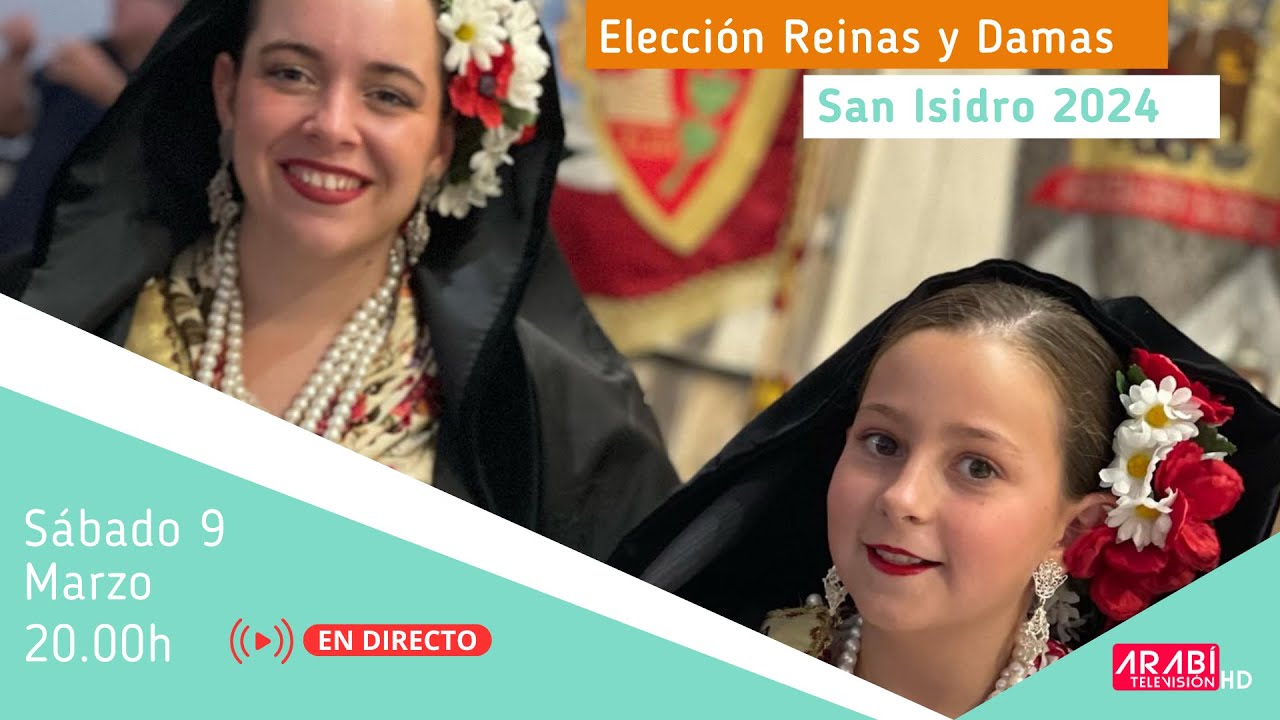 🔴DIRECTO: ACTO DE ELECCIÓN Y PROCLAMACIÓN DE REINAS Y DAMAS DE SAN ISIDRO 2024