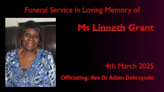 Funeral Service of Ms Linneth Grant - 4th March 2025 - All Souls Harlesden Live Stream
