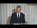 NATO Secretary General Jens Stoltenberg farewell speech and conversation, 19 SEP 2024