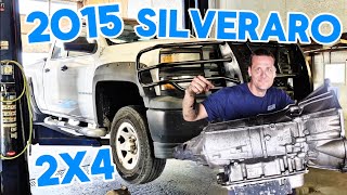 2015 Chevy Silverado Transmission removal 6L80 2X4