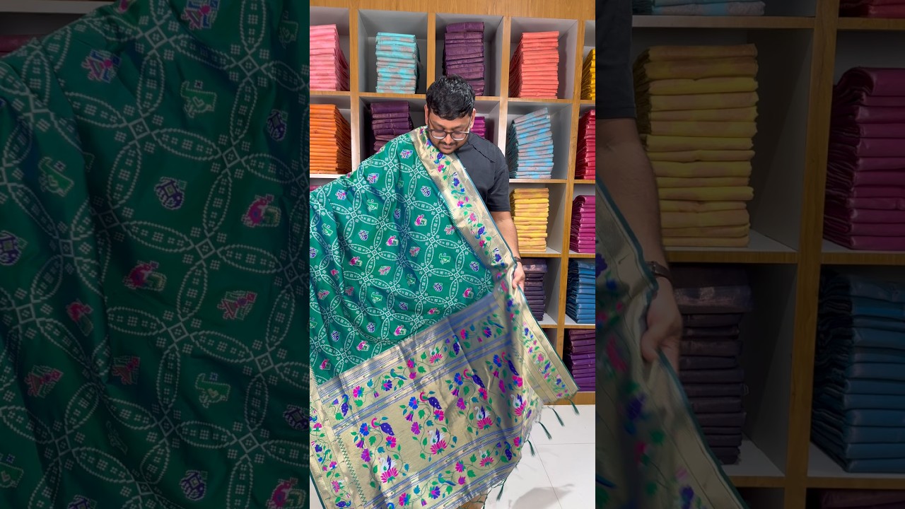 Bandhani Patola Silk Paithani Saree