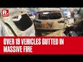 Fire Engulfs At Least 19 Vehicles In Delhi Parking Lot, No Casualties Or Injuries Reported