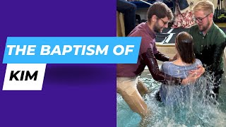 Kim's baptism