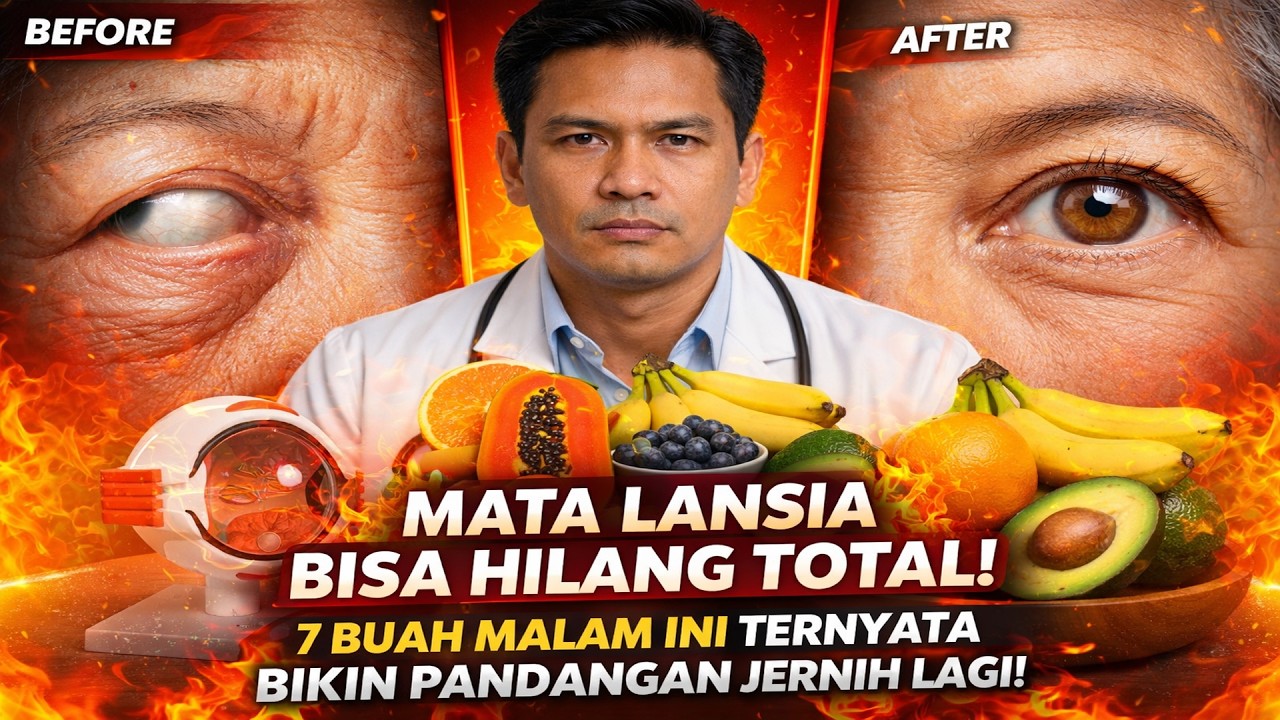 Mata Lansia Bisa Hilang Total! 7 Buah Malam Ini Ternyata Bikin Pandangan Jernih Lagi!
