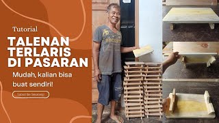 TUTORIAL MEMBUAT TALENAN TERLARIS DI PASARAN! MUDAH, BISA BUAT SENDIRI #talenan #talenankayu