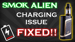 How to fix charging problem with SMOK Alien 220W "smok alien 220w wont charge"