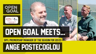 CELTIC MANAGER ANGE POSTECOGLOU | Open Goal Meets... Glen&#39;s Vodka Manager Of The Season!