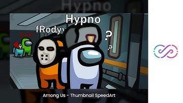 Among Us Youtube Thumbnail | SpeedArt - Adobe Illustrator 2020