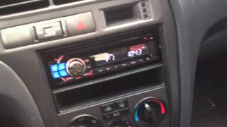 2001 Hyundai Elantra Alpine Electronics Dash Kit Radio Cde-121 IPOD cd