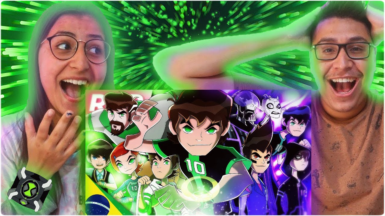MINHA IRMÃ REAGINDO ao RAP do BEN 10! - YouTube