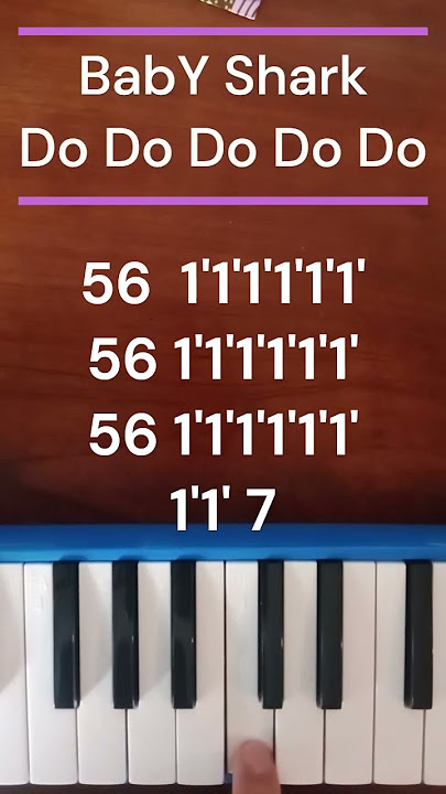 not angka pianika Baby Shark #pianikacover #babyshark #notangkapianika #tutorialpianika #notangka