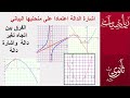 اشارة الدالة اعتمادا على منحنيها البيانى الفرق بين اتجاه التغير والاشارة سنة 2 3 ثانوي كل الشعب 