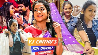 WOW❤️VJ Chithu shops 1st Time for her fiancé Hemanth! Laughter Guaranteed! | Pandian Stores Mullai
