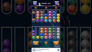 Color Ball Sort Puzzle Level 112 Solution screenshot 5
