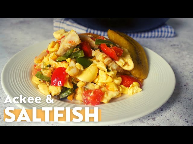 How to make Ackee and Saltfish | Jamaican ackee and saltfish - YouTube