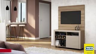 Rack com Painel para TV até 42" América | Bel Air Móveis