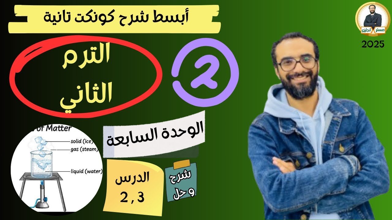 كونكت الصف الثاني | الترم الثاني 2025| الوحدة السابعة الدرس 2 & 3 | شرح وحل التمارين من مستر انجليزي