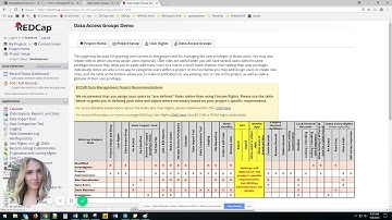 BCCHR REDCap Data Access Groups