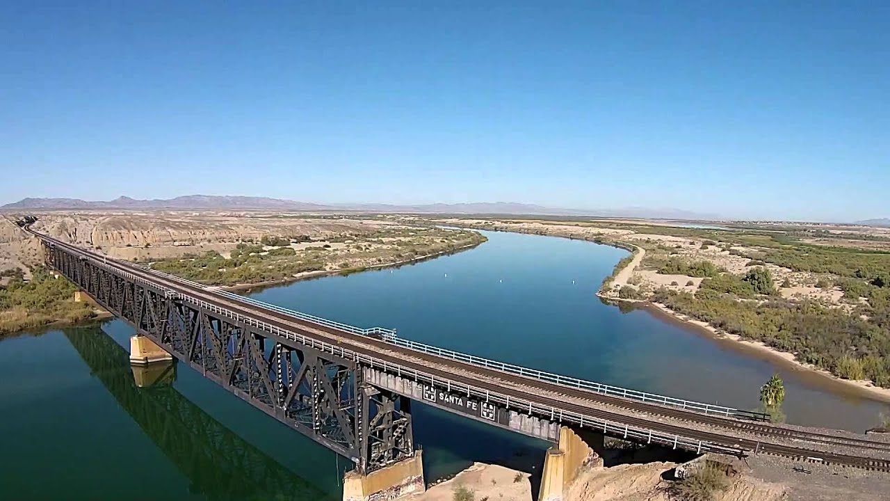 Santa Fe Railway Bridge Topock,AZ YouTube