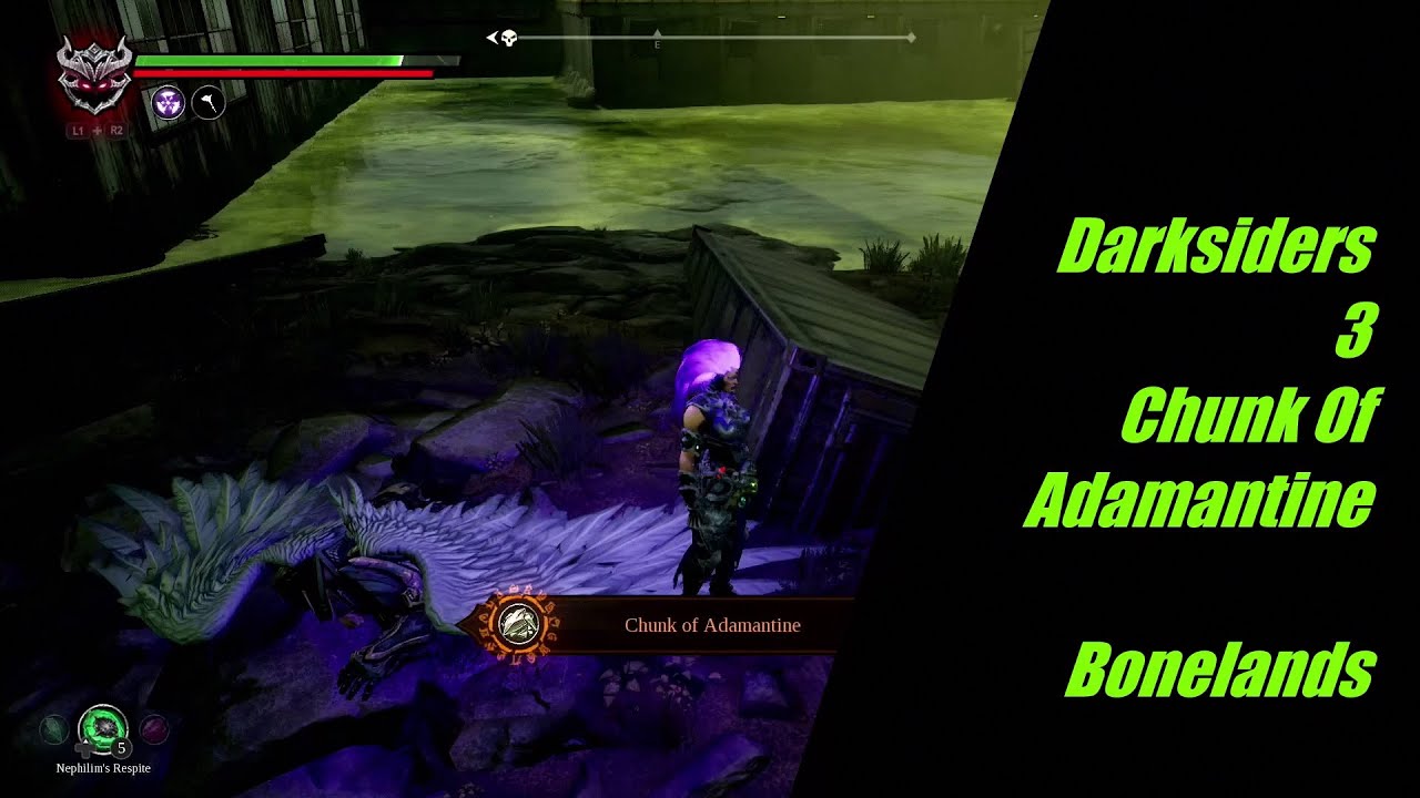Darksiders 3 - Chunk Of Adamantine Location 2 - Cargo Hold - Bonelands