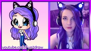 How to Draw LDShadowLady Cute + Easy | Fun2draw | Online Drawing Tutorials