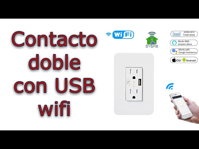 Tomacorriente inteligente wifi 2 contactos 1 USB Compatible con Alexa –  Tecnologia Gipel