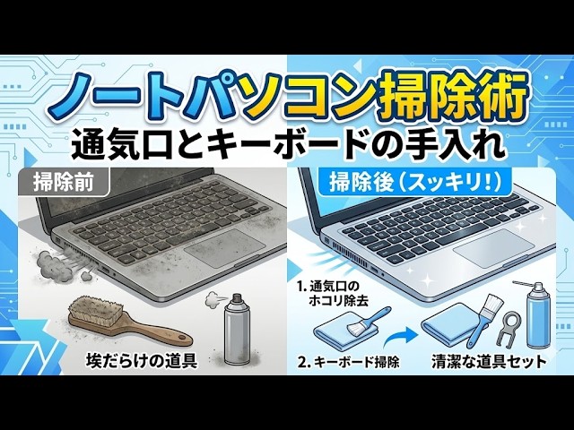 ノートPCの汚れをキレイに拭き取るコツ！ - YouTube