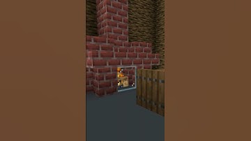 COOL FIREPLACE IDEAS - Minecraft Tutorial #minecraft #shorts #howtomake