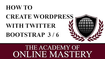 Learn how to create a Wordpress Theme with Twitter Bootstrap 3 of 6