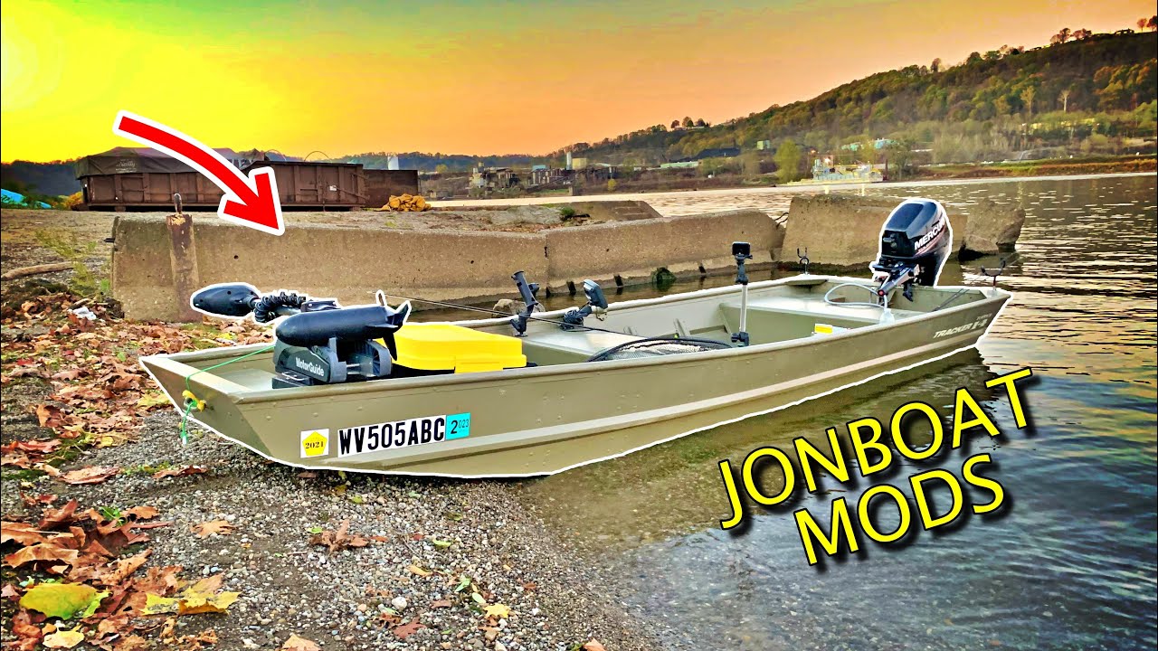 Jon Boat set up and Modifications! (Tracker Topper 14 With Mercury