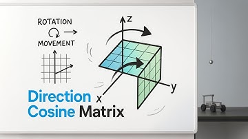 Clear EXAMPLE: Derivation And Application of the Direction Cosine Matrix (DCM) Part 1/3