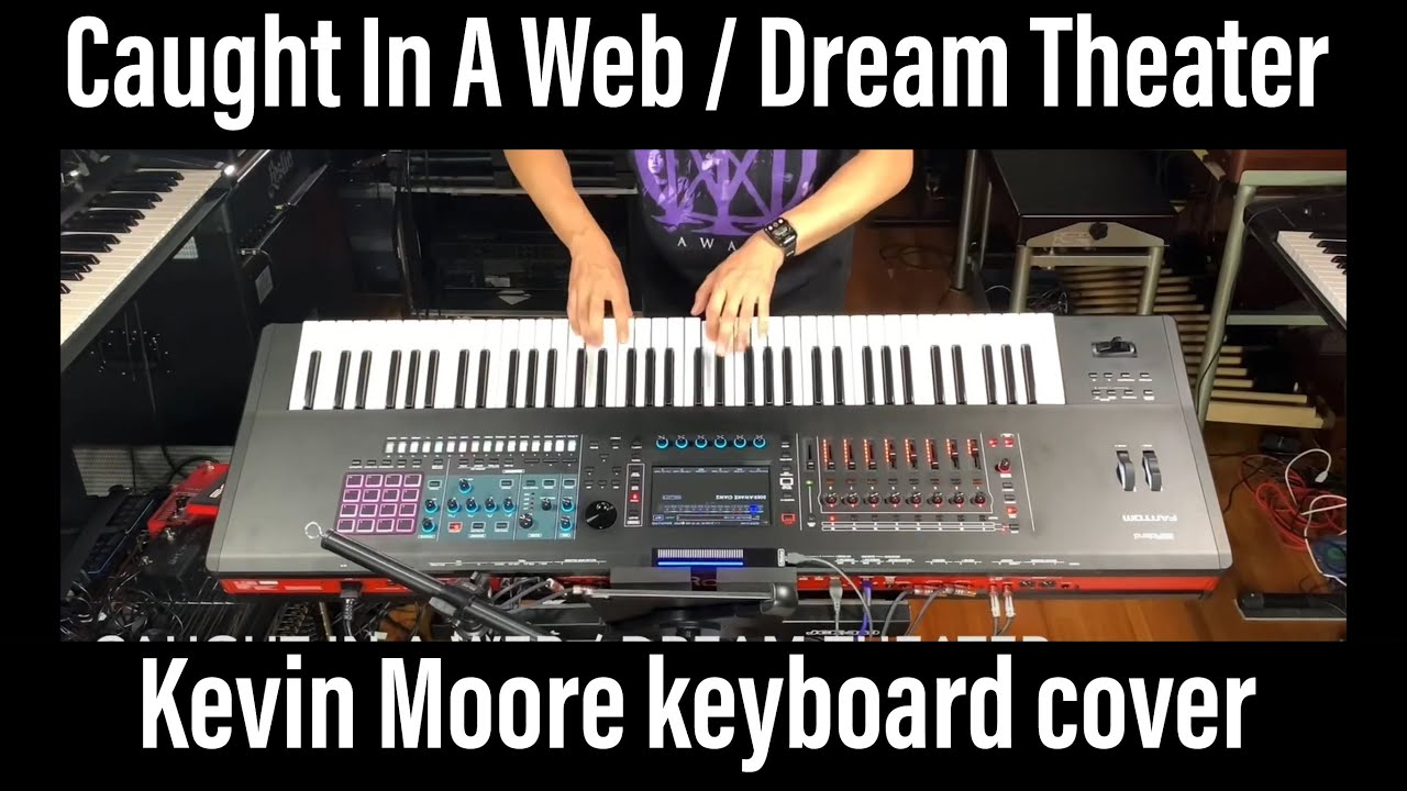 Dream Theater Caught In A Web Kevin Moore keyboard cover FANTOM
