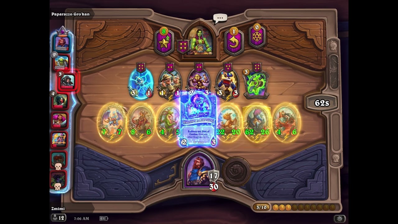 Hearthstone Battlegrounds - George The Fallen - Dragons - Fail🤣