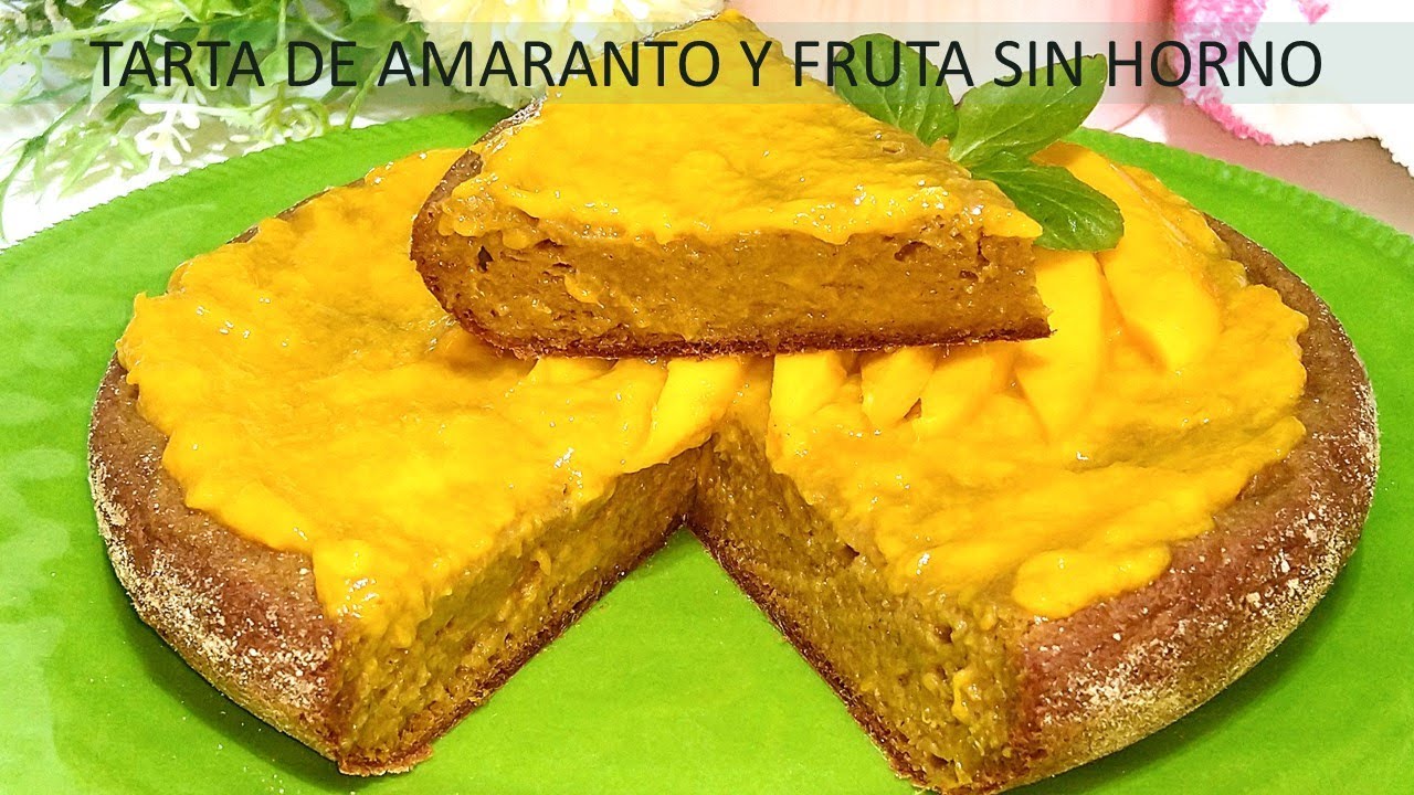 2 MANGOS Y 3 INGRED! TORTA SIN AZUCAR NI HORNO