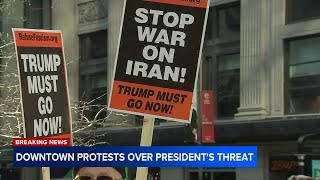 Anti-war protests held in Chicago as local Iranian Americans fear for relatives' safety