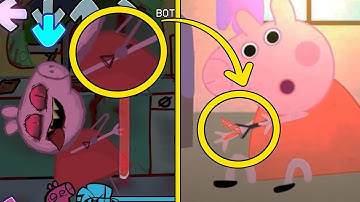 References in FNF Vs Peppa Pig part 2  | PEPPA.EXE (Muddy Puddles Funkin)