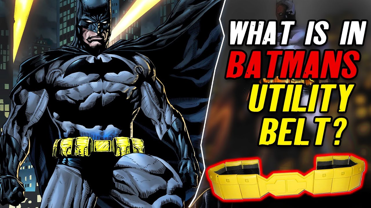What Exactly Does BATMAN Carry In His UTILITY BELT? - YouTube