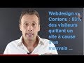 Webdesign vs contenu  83 des visiteurs quittent un site  cause du 