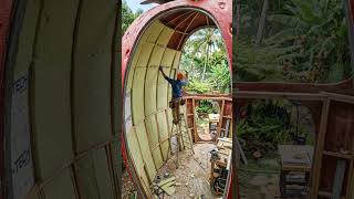 Building a Luxury Bedroom Inside a Giant Strawberry #fruits #fruitcarving #fruitart #howitsmade