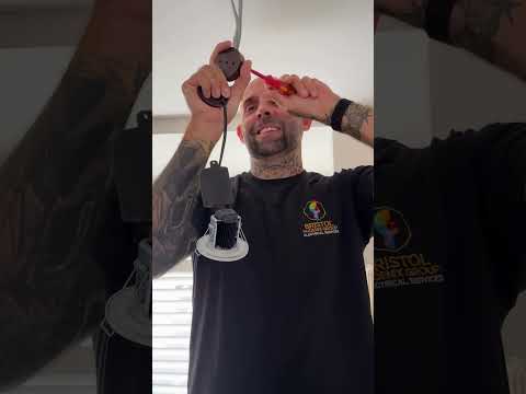 Spotlight replacement in a Bristol home