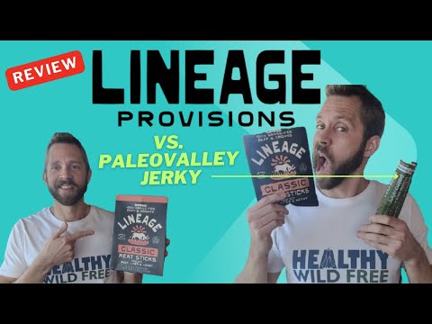 Lineage Provisions Jerky Review Vs. Paleovalley Meat Sticks