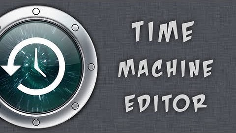 Quick Tips - Change OS X Time Machine
