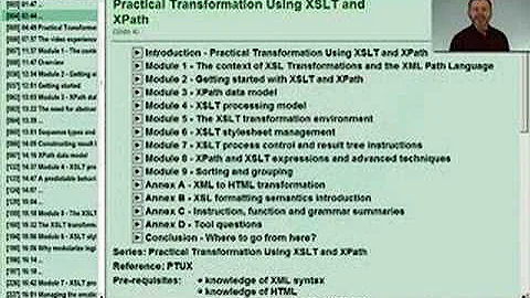 Introduction/Overview - 1 of 3 - Practical Transformation Using XSLT and XPath Video